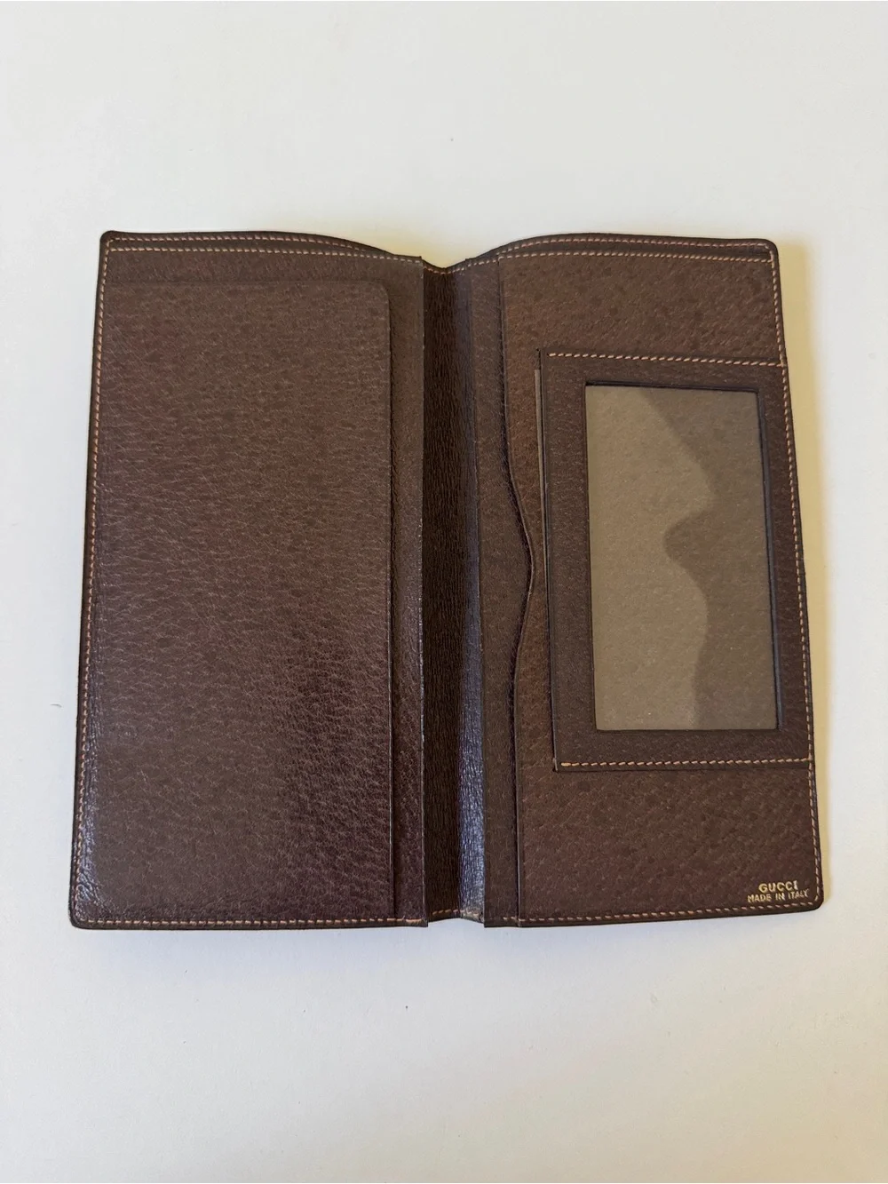 Gucci Leather Wallet, Brown